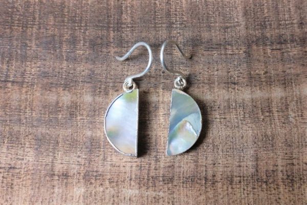 silver 925 pearl earrings