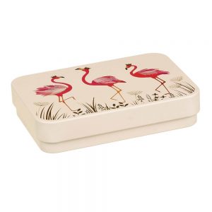 Sara Miller flamingo's blikken doos