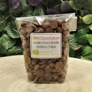 Melkchocolade Arriba chips 200g