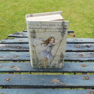 Opbergboek boekendoos Flower Fairy lavendel small voorkant